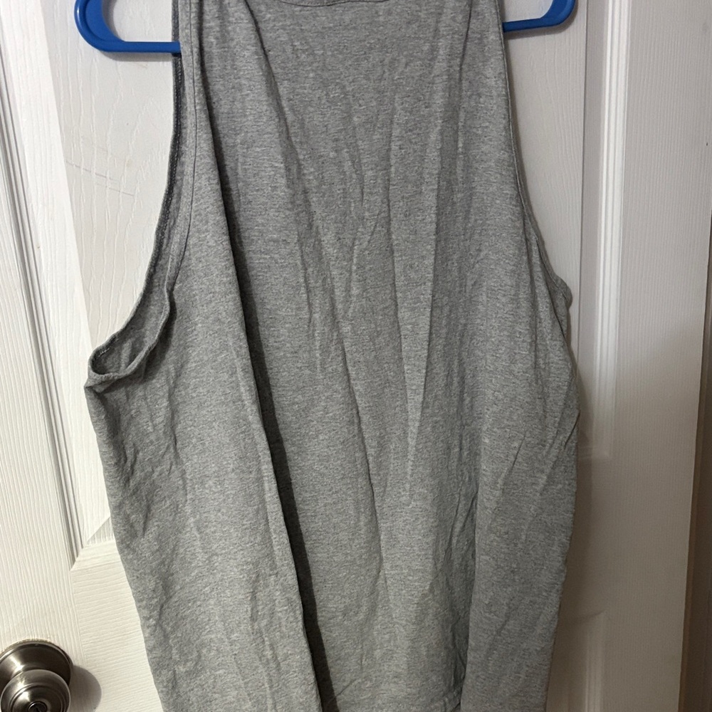 Gildan Gray XL Anime Naruto Graphic Sleeveless Top - Picture 3 of 3